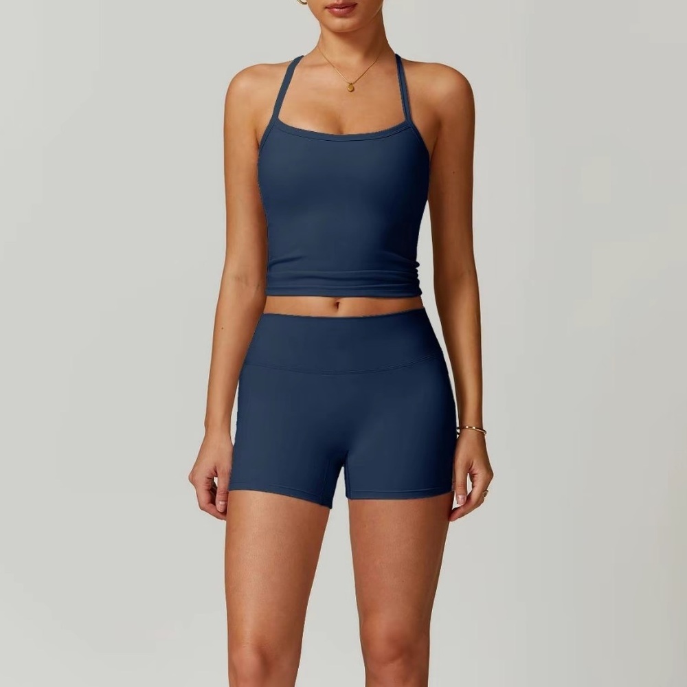 Navy workout set